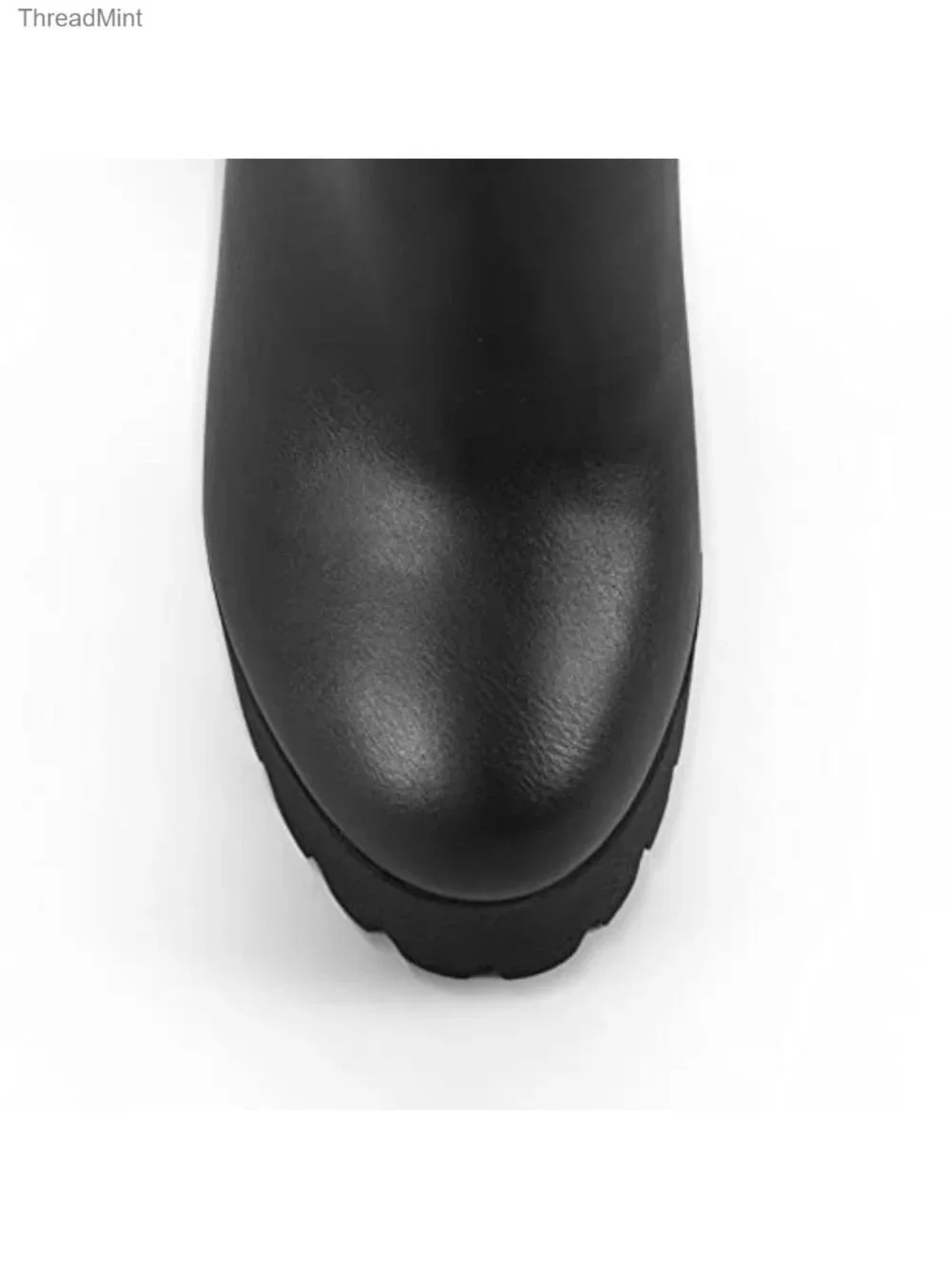 Women's Over the Knee Platform Boots with Straps, High Heel, PU Leather